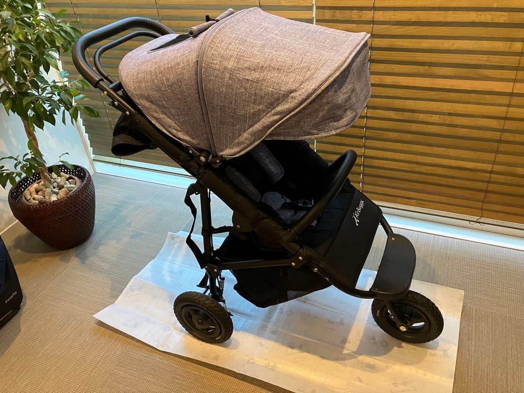 ぽ*ん様 エアバギー ココプレミア メランジデニム