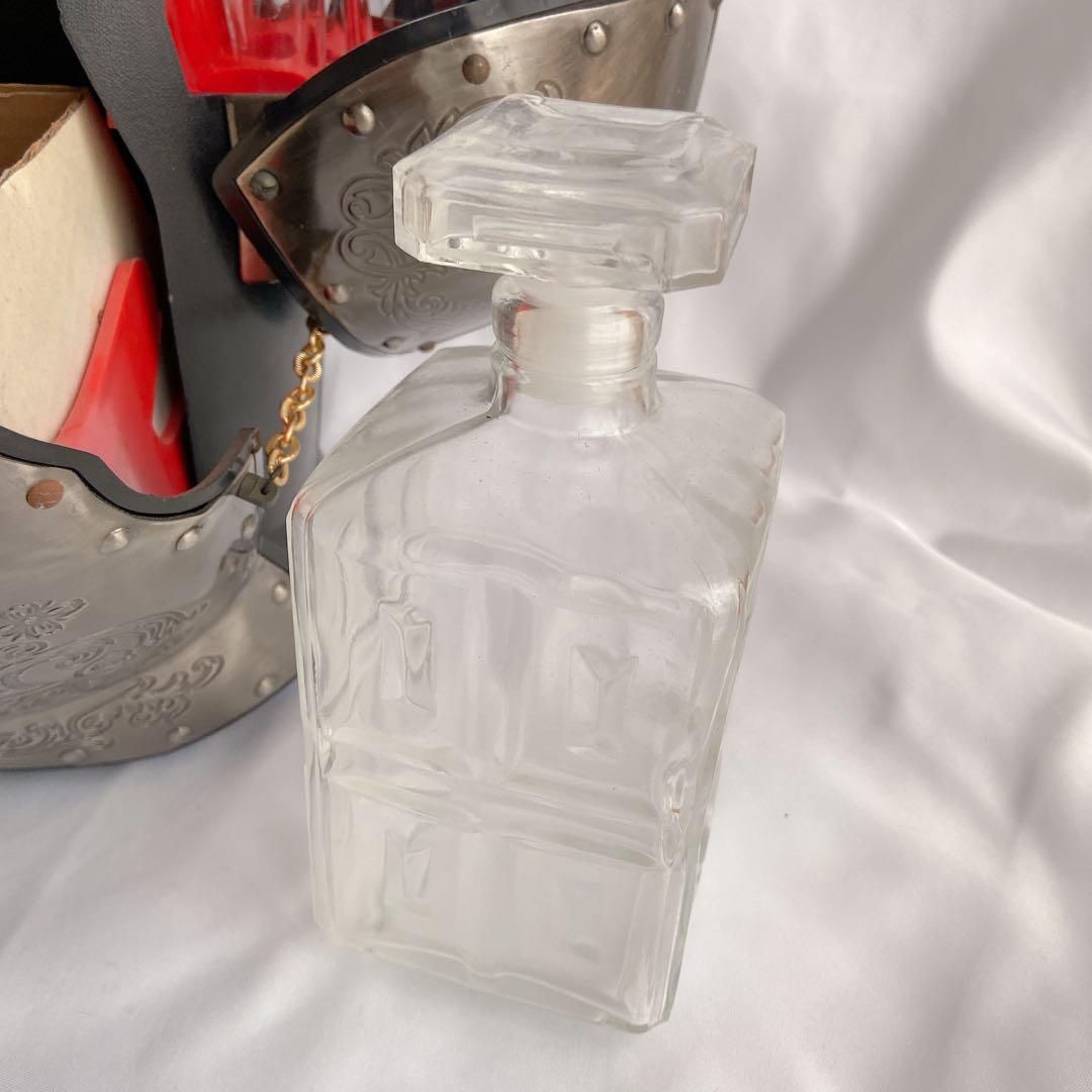 【希少】ヴィンテージ 西洋甲冑 デキャンタ＆ショットグラスセット 騎士昭和レトロ