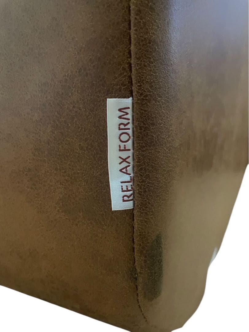 ◯②【極美品】RELAX FORM コーナーソファ レザーテックス キャメル