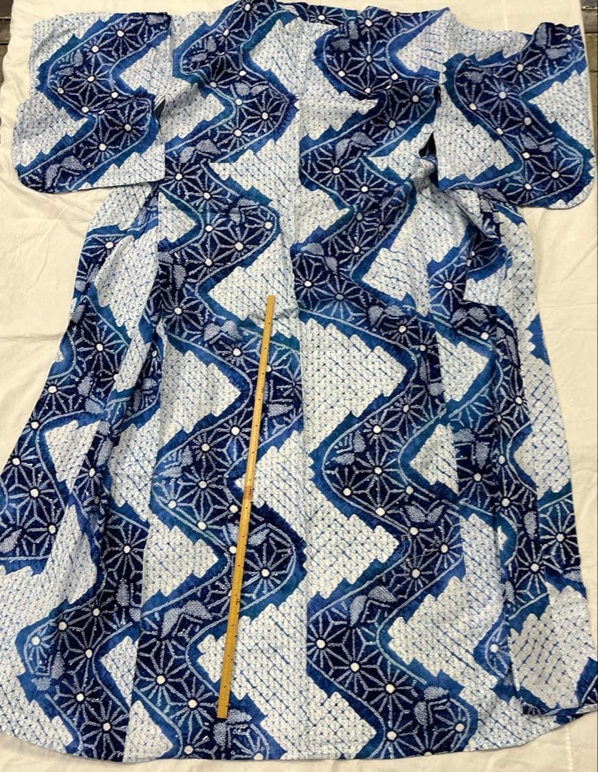 7 0 絞り浴衣 リメイク用