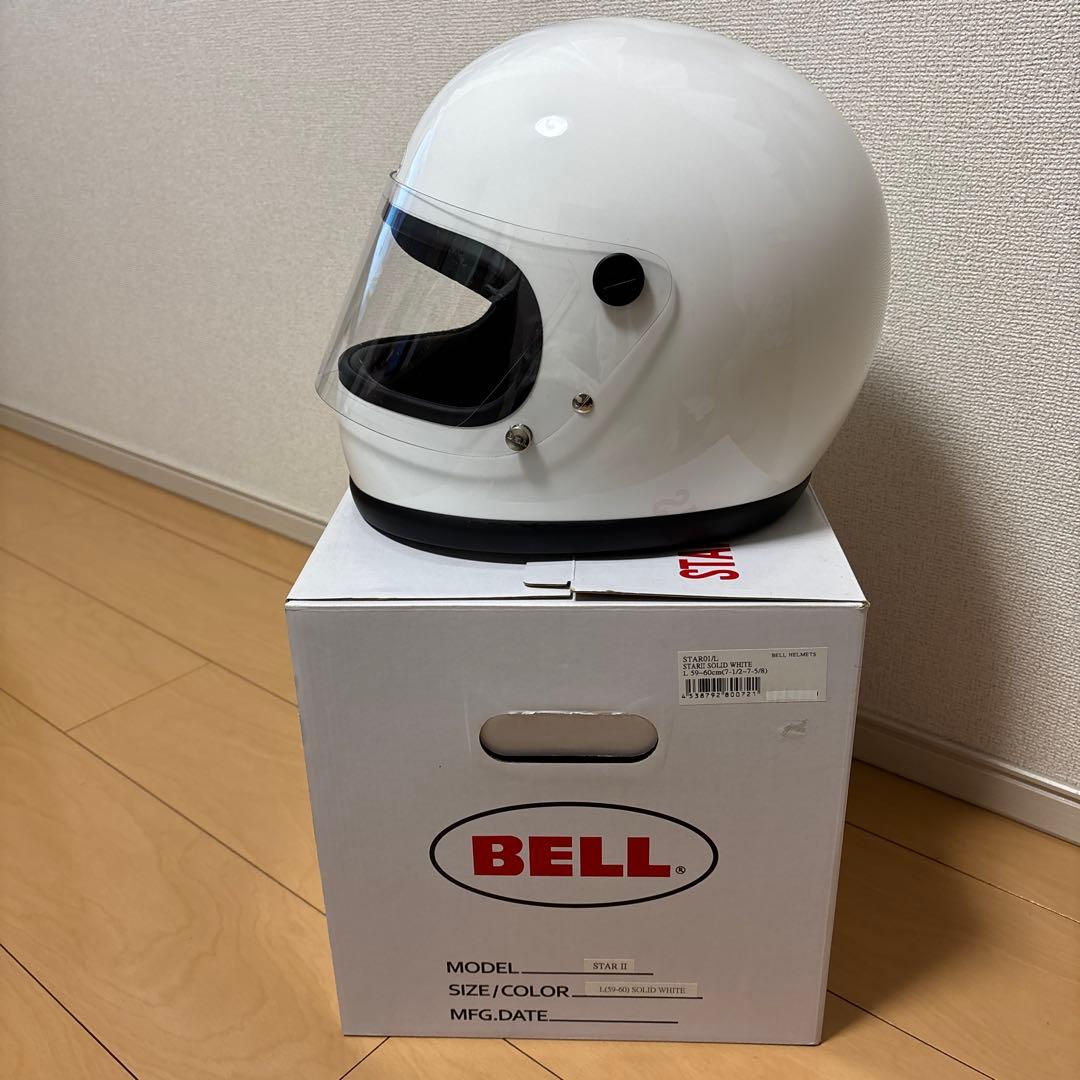 美品・外箱あり・BELLSTAR Ⅱ ホワイト　Lサイズ