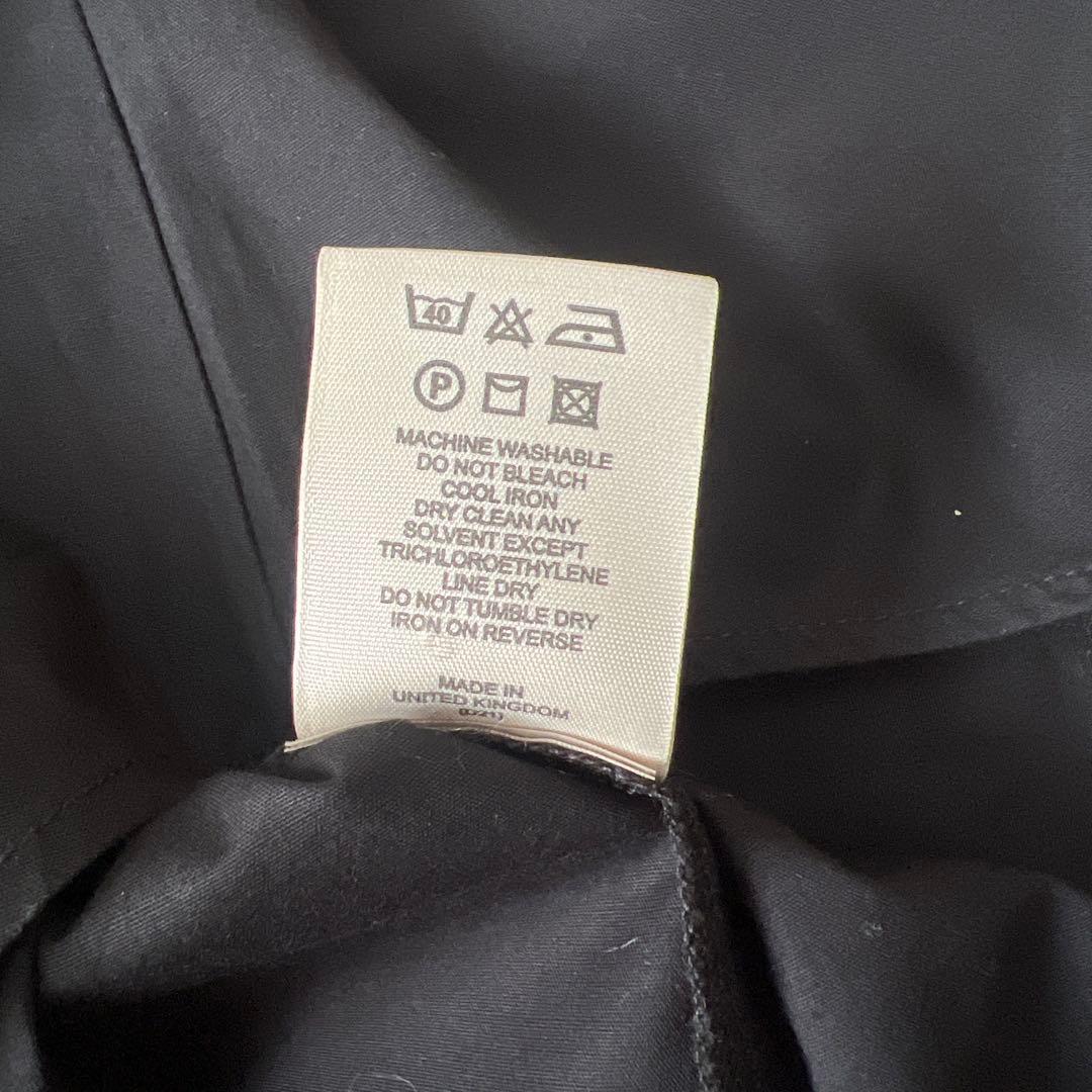 英国製　BURBERRY LONDON トレンチデザインシャツ ノバチェック S