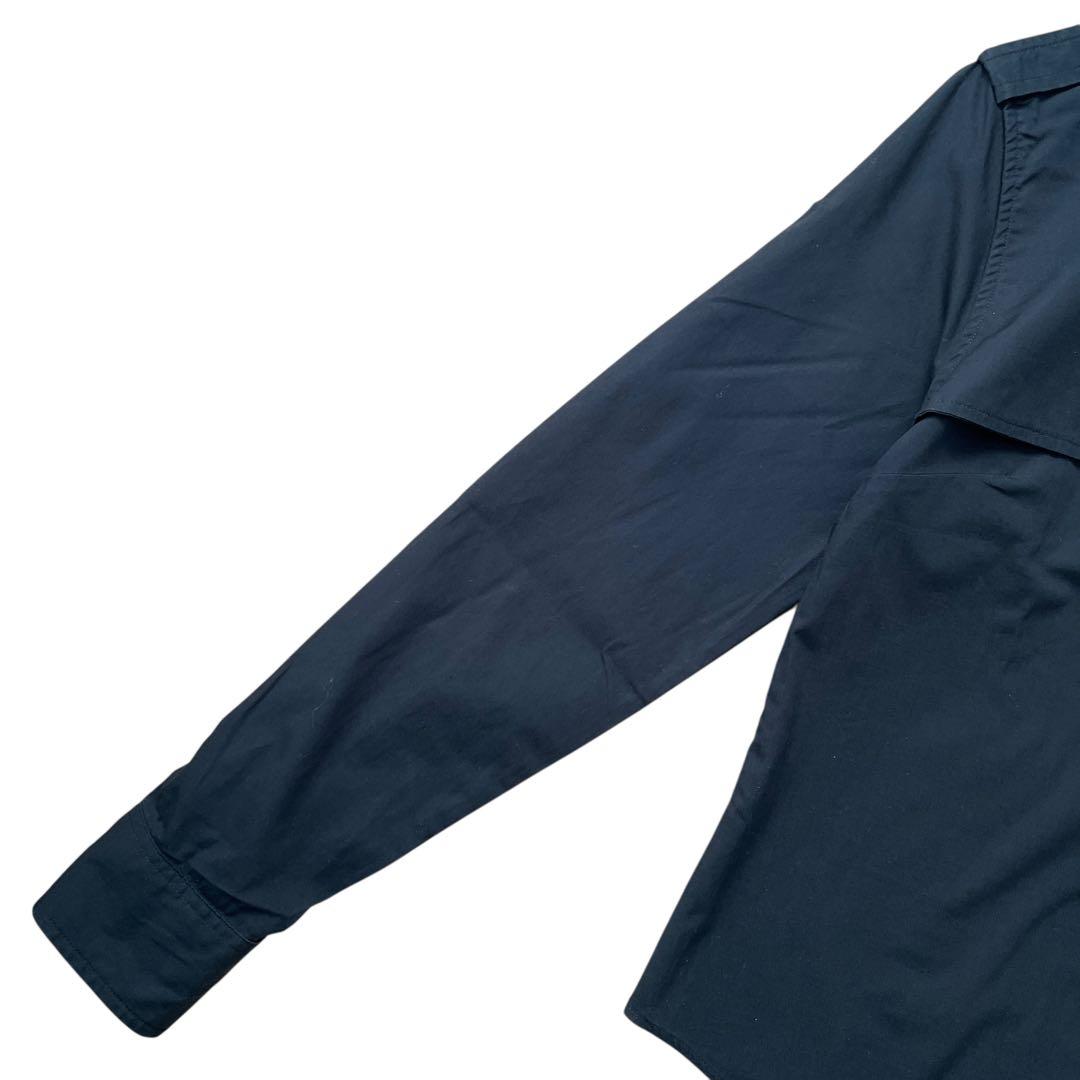 英国製　BURBERRY LONDON トレンチデザインシャツ ノバチェック S