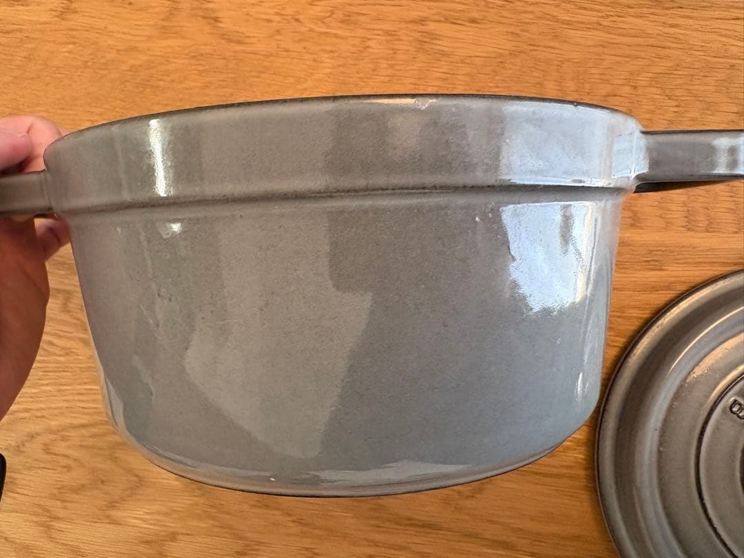 ★ストウブ STAUB★ ピコ・ココット ラウンド ★20cm★グレー