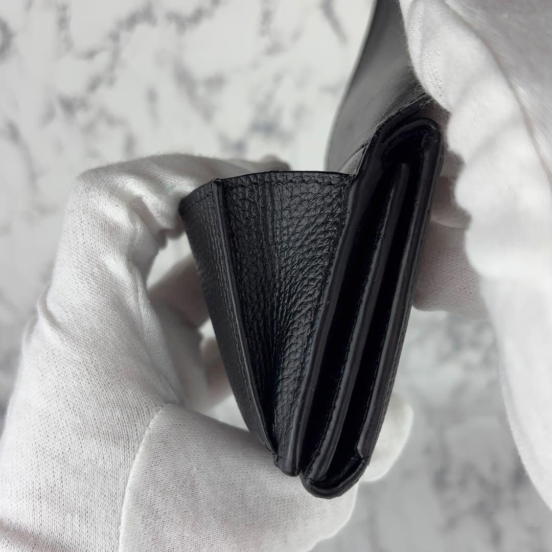 100 LOEWE トライフォールドウォレット　三つ折り財布　アナグラム