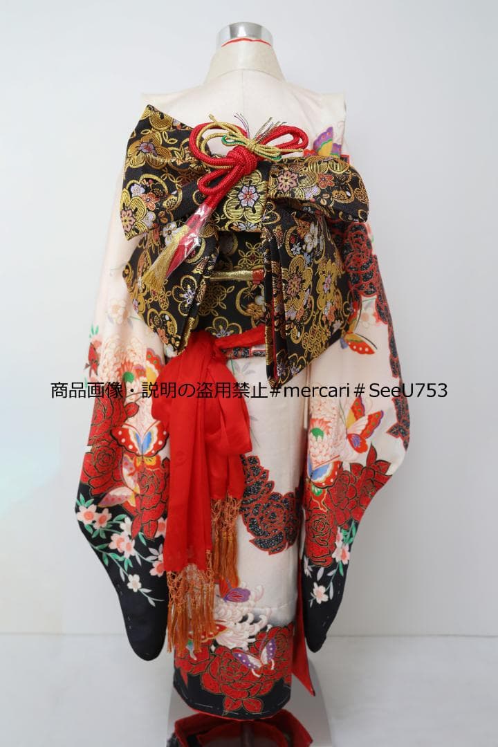 七五三　7歳　新品　正絹　着物　セット　女の子 *c01