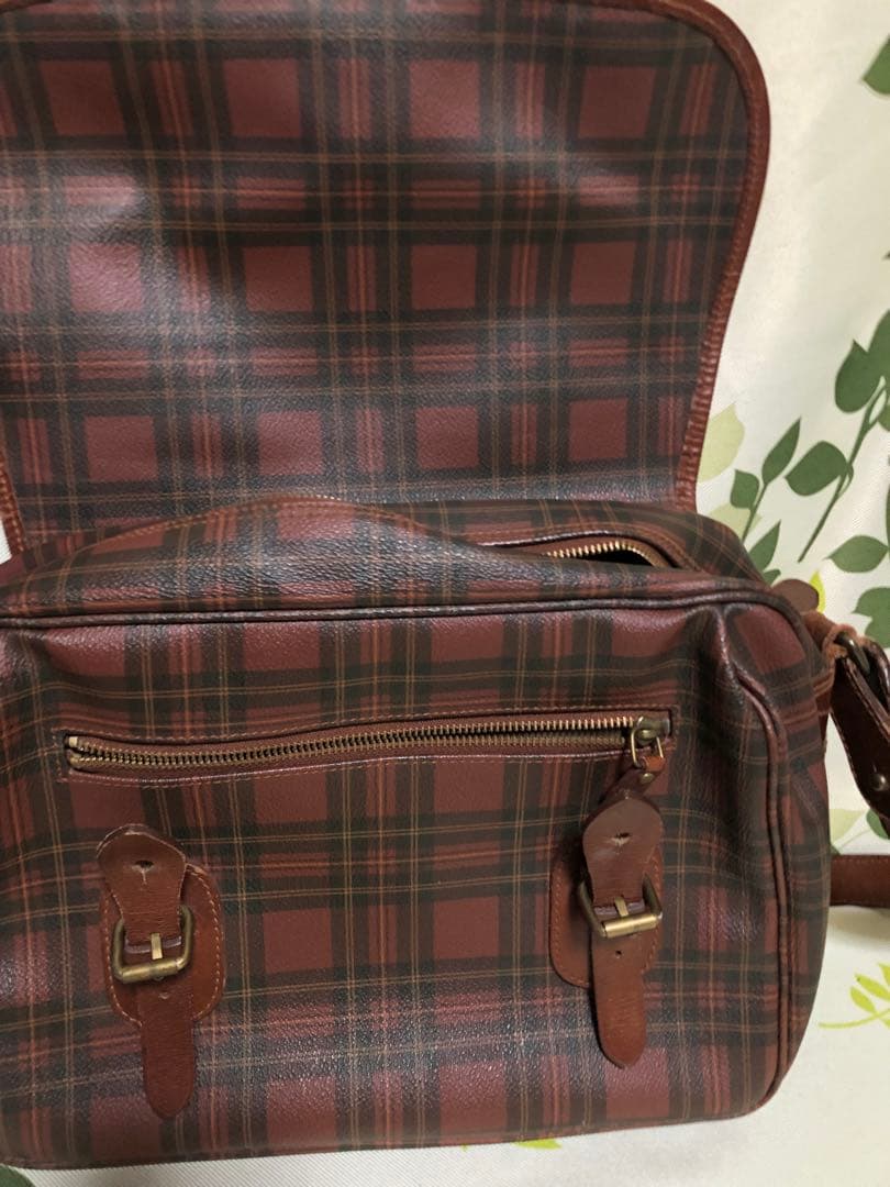 メ(^ ^)y【美品】ポロラルフローレン ヴィンテージ バッグ チェック タグ