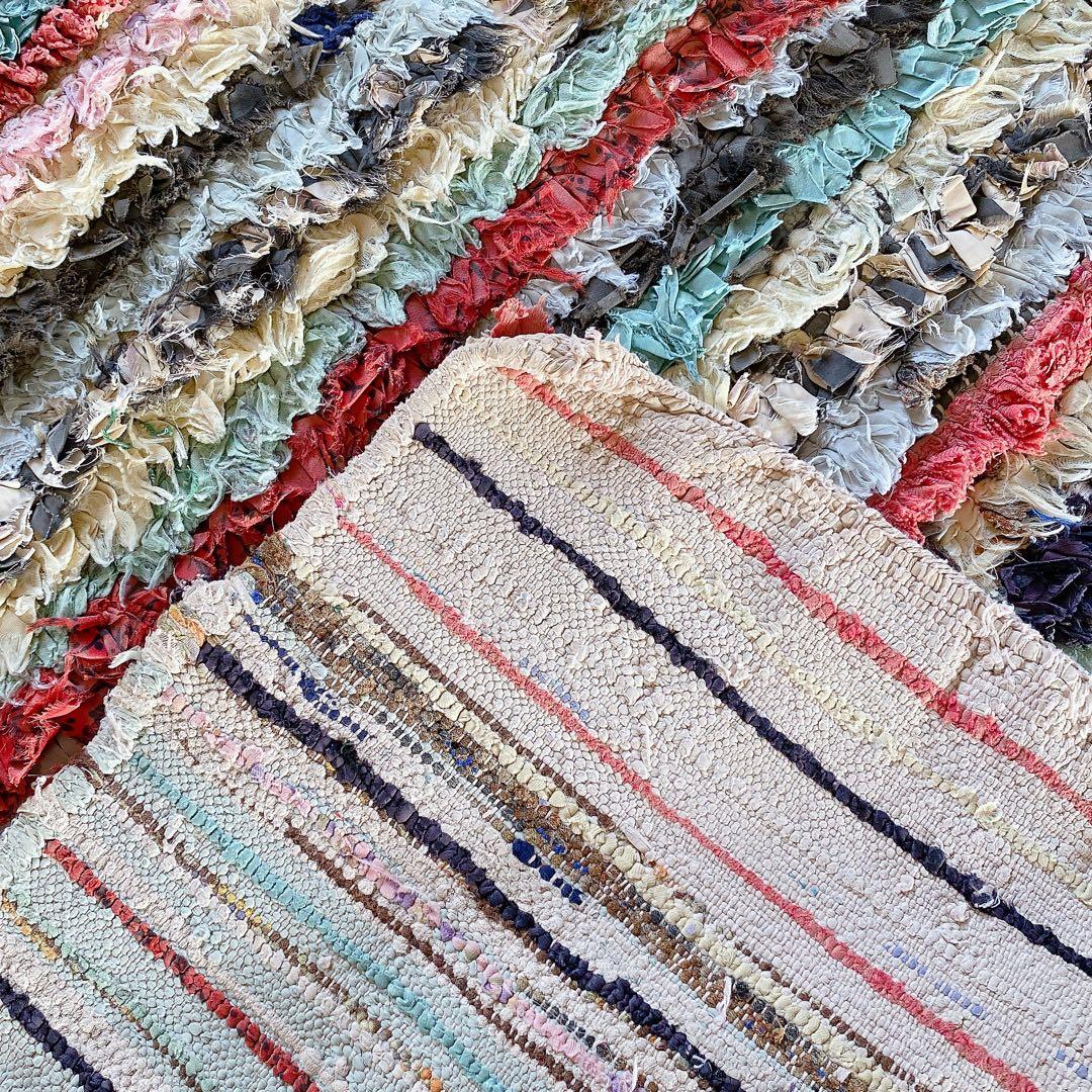 モロッコ ボシャルウィット Boucherouite ラグ カーペット