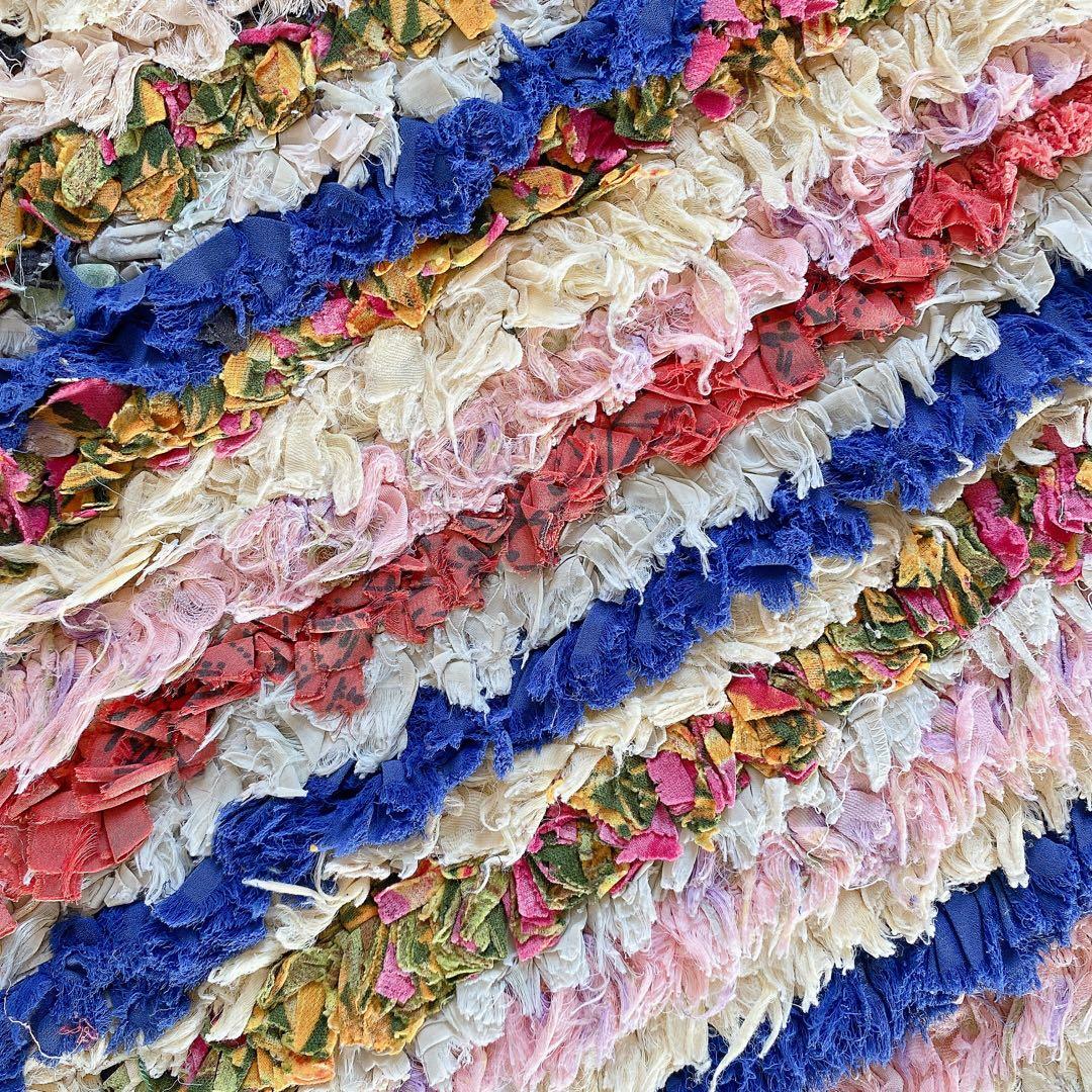 モロッコ ボシャルウィット Boucherouite ラグ カーペット