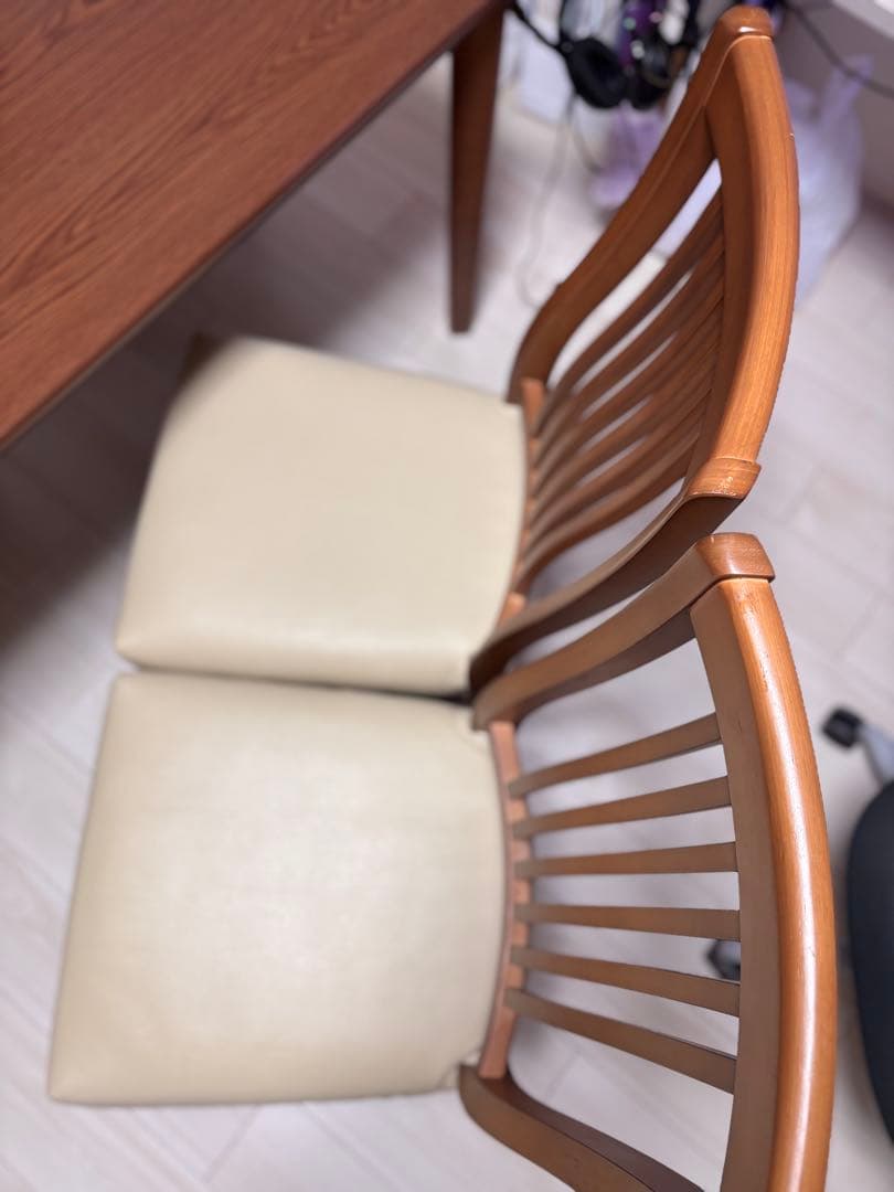 ※Sky様用【直接取引】ニトリ インテール2 MBRテーブル&チェア4脚セット