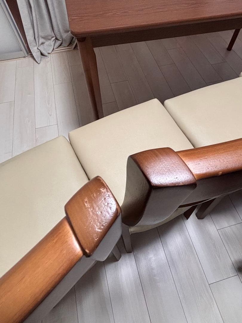 ※Sky様用【直接取引】ニトリ インテール2 MBRテーブル&チェア4脚セット