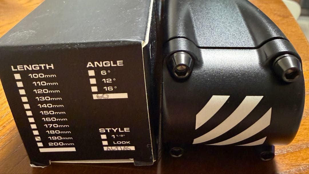 Velobike ARGON18専用ステム 190mm 60° ブラック