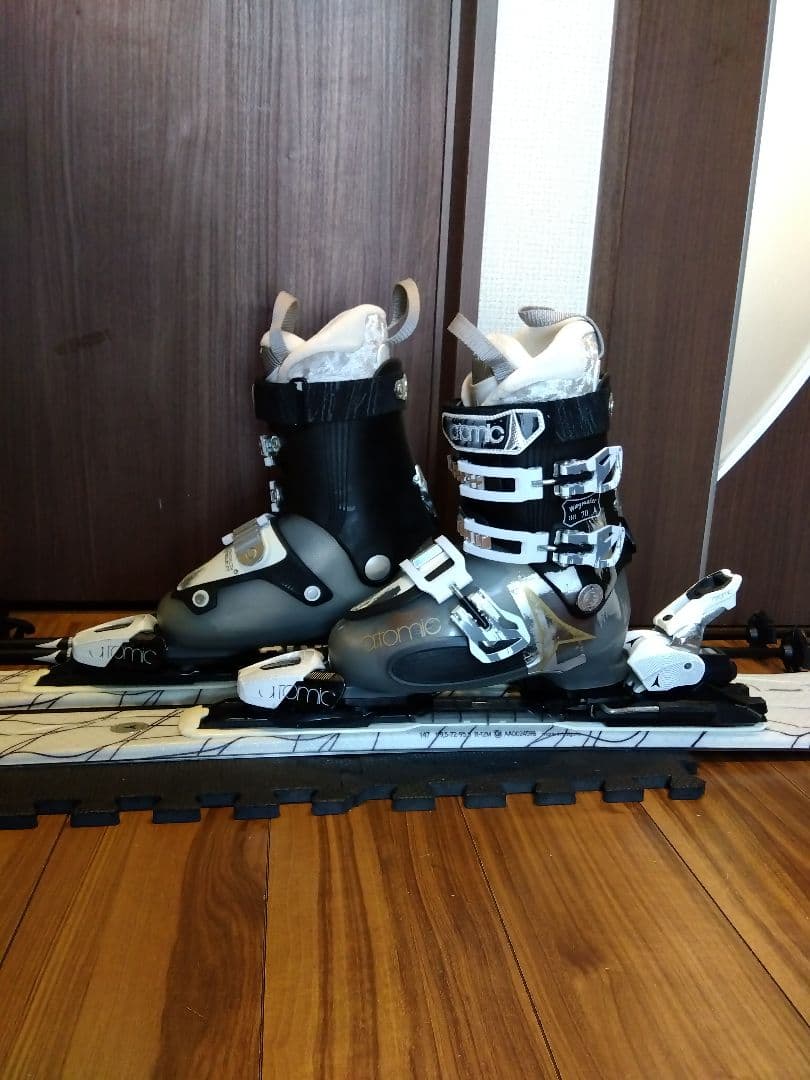 【ハイエンド】ATOMIC 学生・レディース スキーセット メンテ・WAX済み✔