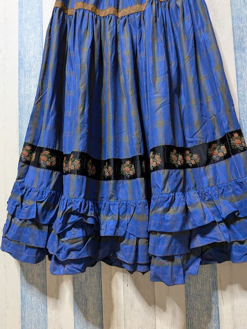 JeanPaulGAULTIER(ゴルチエ) マーメイドスカート 花柄刺繍 63