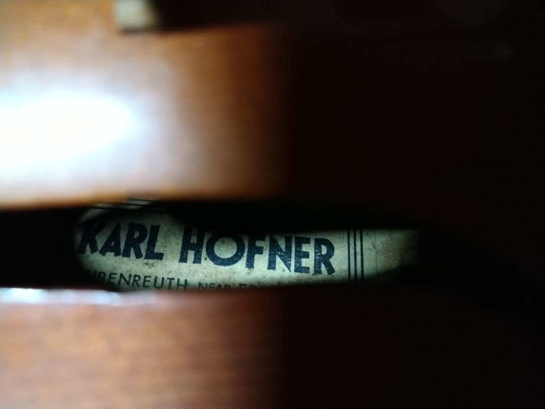 カールヘフナー　28807 バイオリン 本体 ケース付き