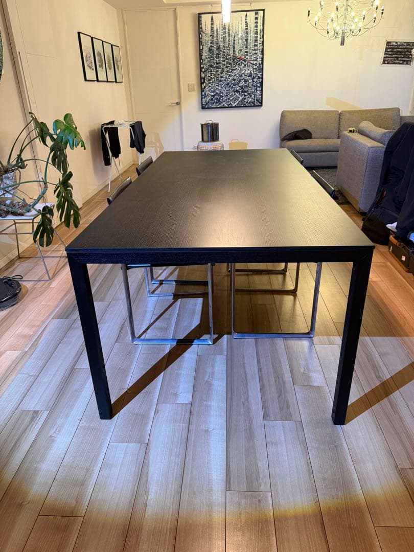 【Cassina】195 NAAN エクステンションテーブル ブラック 美品