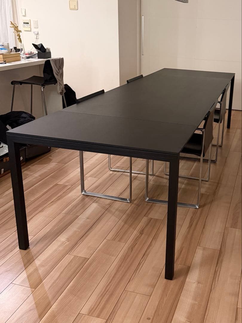 【Cassina】195 NAAN エクステンションテーブル ブラック 美品