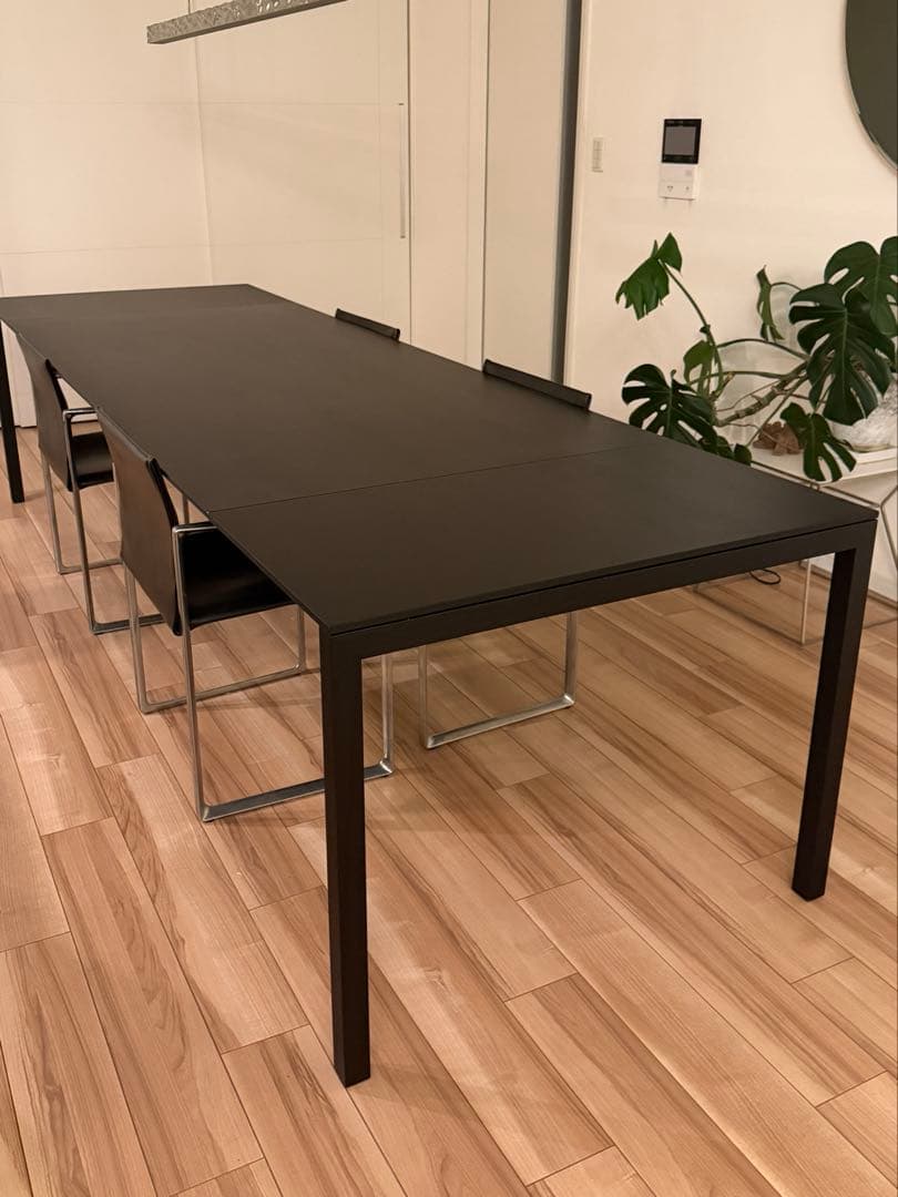 【Cassina】195 NAAN エクステンションテーブル ブラック 美品