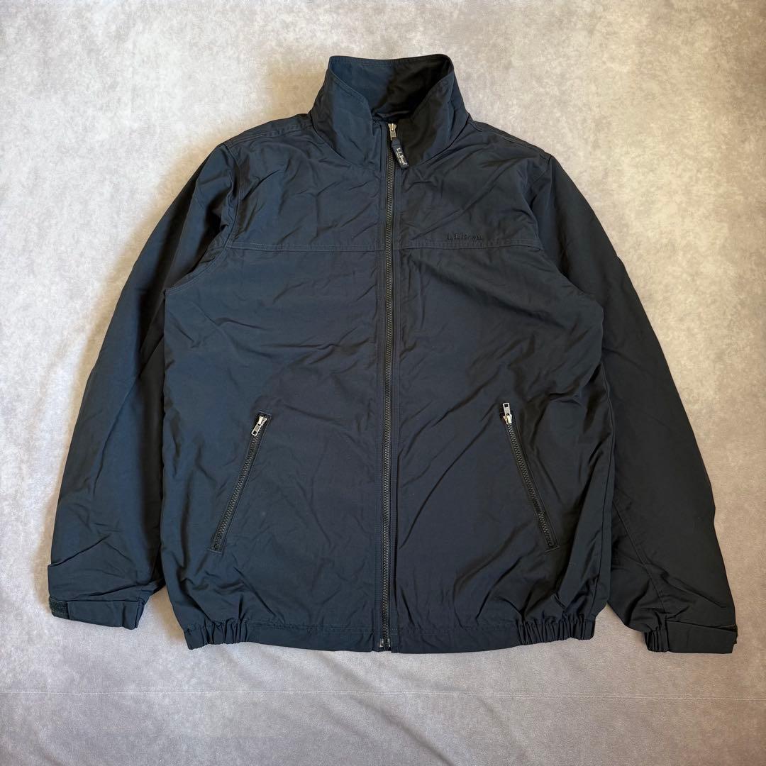 90s エルエルビーン ウォームアップジャケット L ブラック