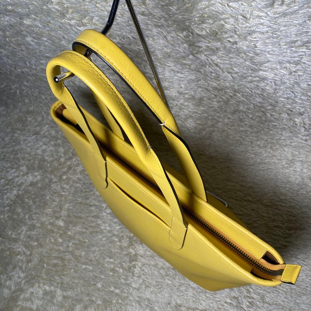 【未使用】COACH コーチ トートバッグ 本革 サリバン C9876 イエロー