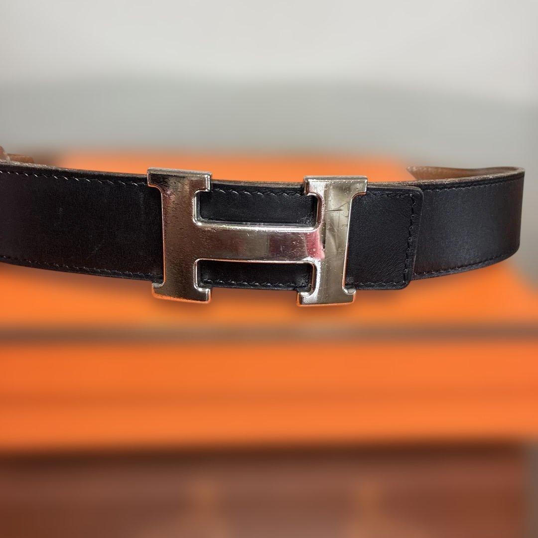 HERMES メンズ黒ベルト