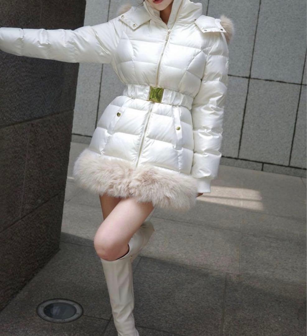 最終値下げ！RANDY カービーファーダウンジャケット IVO M