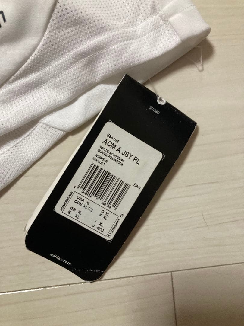 【新品】ACミラン09-10アウェイ長袖支給品ユニフォーム80番ロナウジーニョ