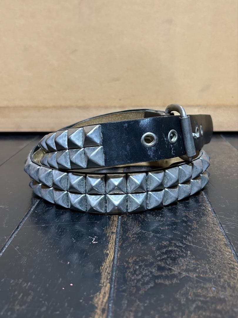 WENDY'S ウェンディーズ　二連スタッズベルト全長100cm