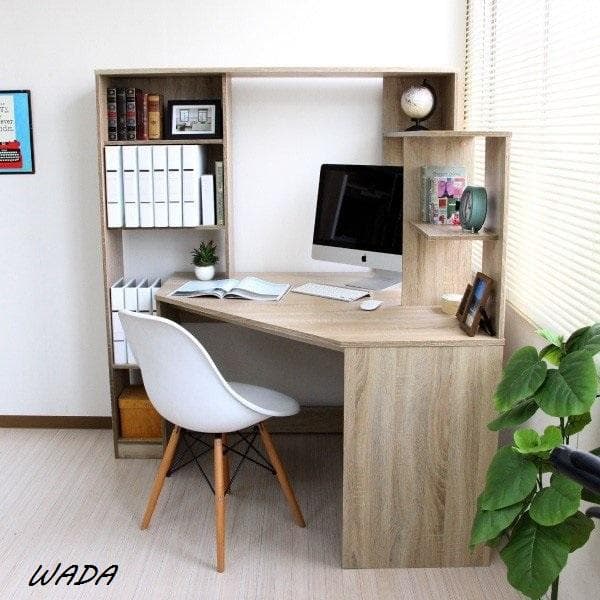 北欧デザインのハイタイプコーナーデスク