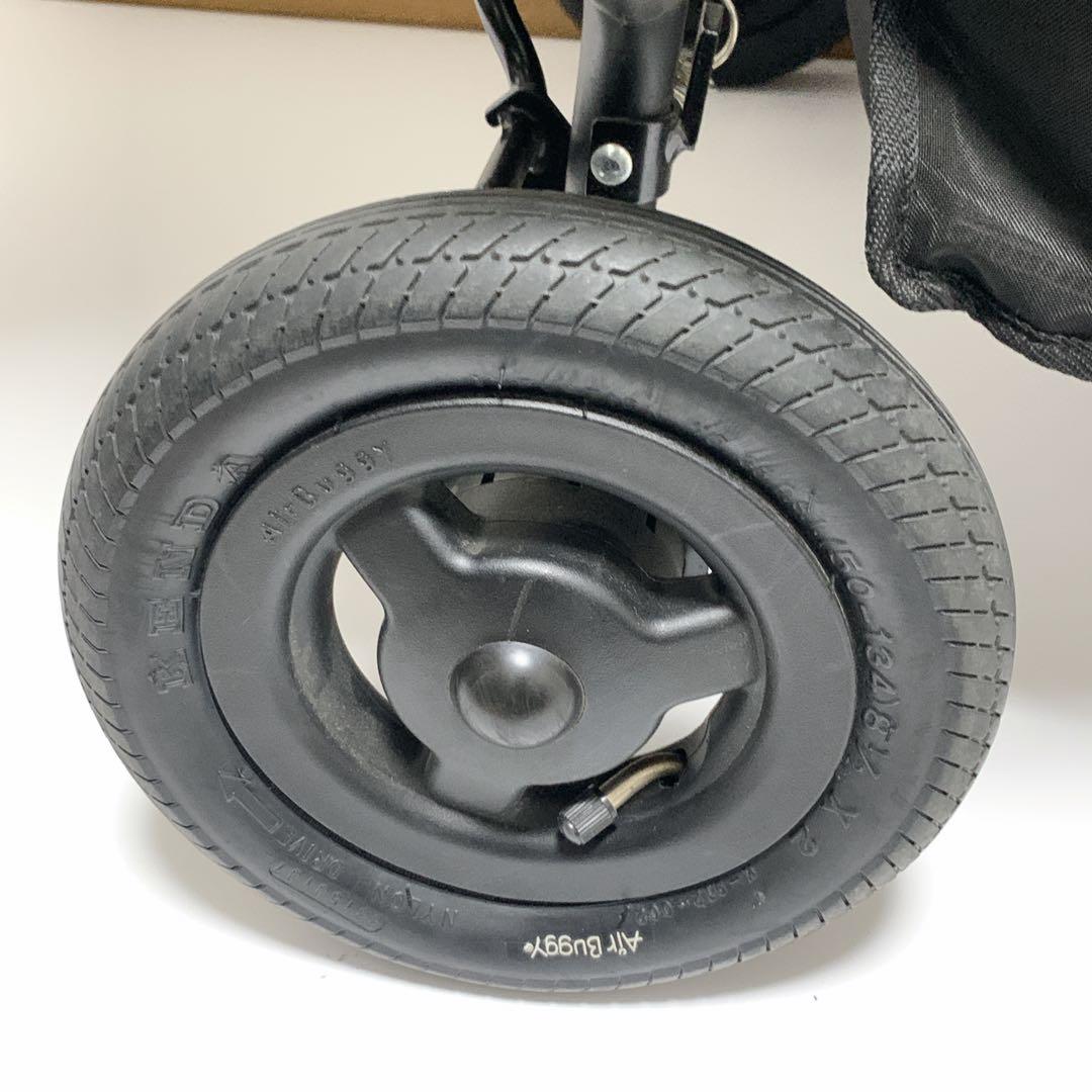 AirBuggy エアバギーココダブル 双子 2人乗りベビーカーレインカバー付