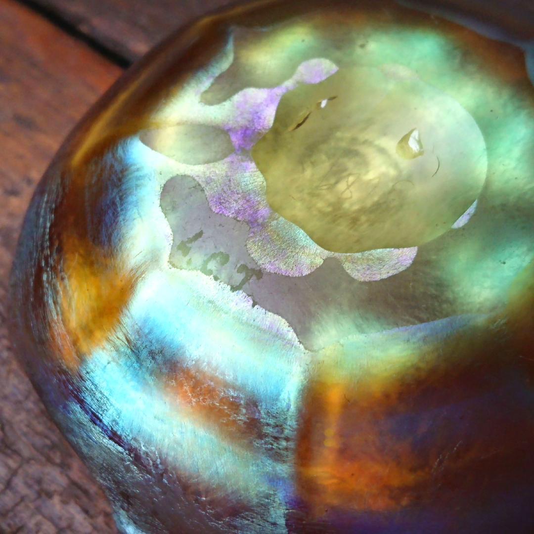 ルイスCティファニー ソルトセラー ファブリルガラス おうち美術館にs03