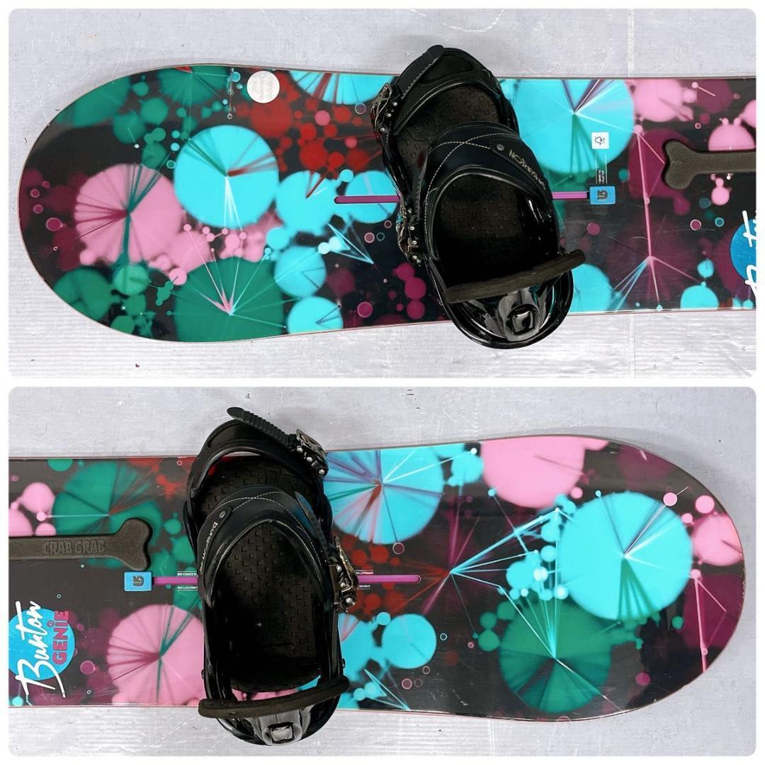 【3点セット】レディース スノーボード BURTON GENIE 142cm
