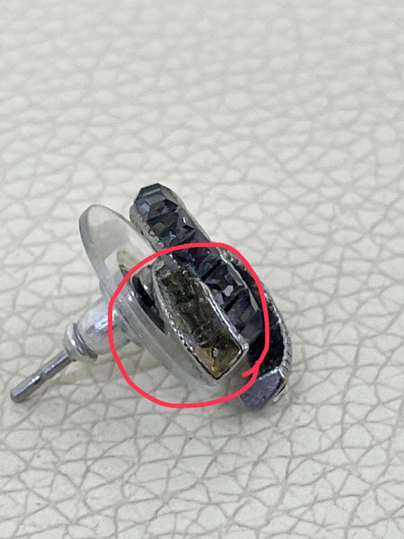 CHANEL シャネル ピアス 14P ココマーク シルバー×ブラック　 903