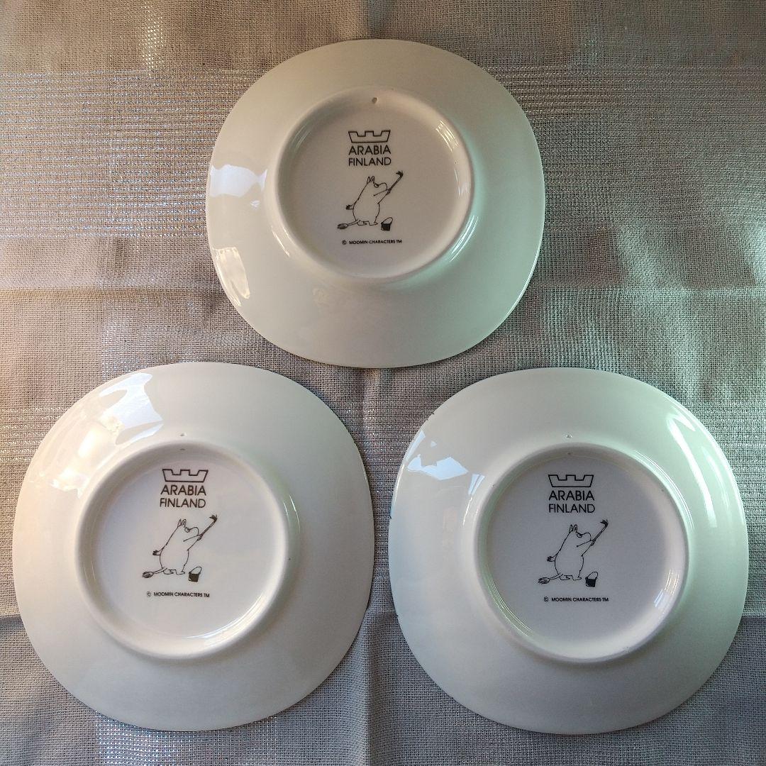アラビア ムーミン ウォールプレート 三枚セット  廃盤  クリスマス レア