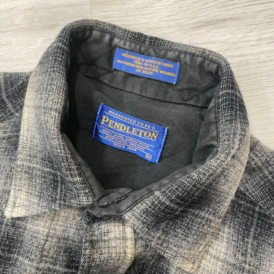 ペンドルトン オンブレチェック ネルシャツ 長袖 M