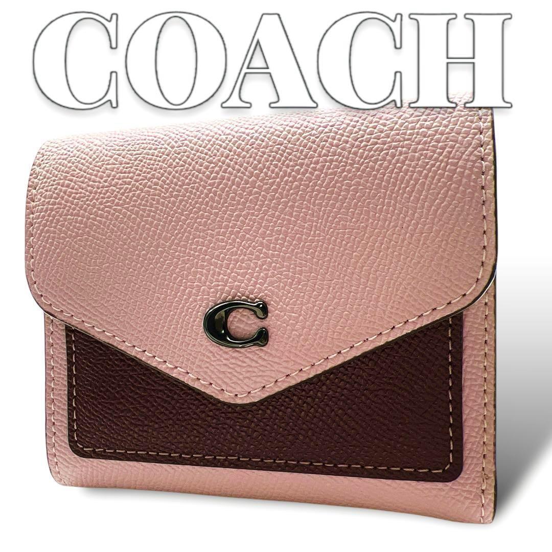 極美品 COACH ウィン スモールウォレット 折り財布 6916