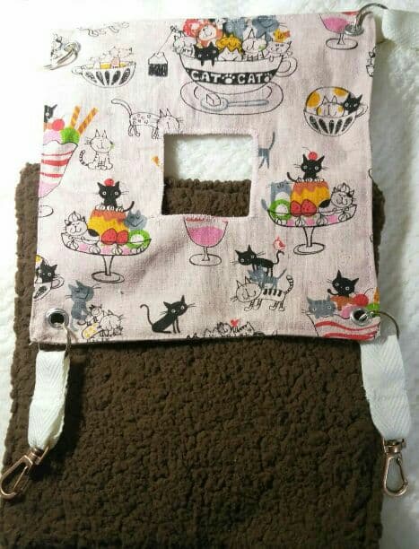 モモンガハウス(カフェ・猫) ボア茶   大サイズ(家族用)  2200円