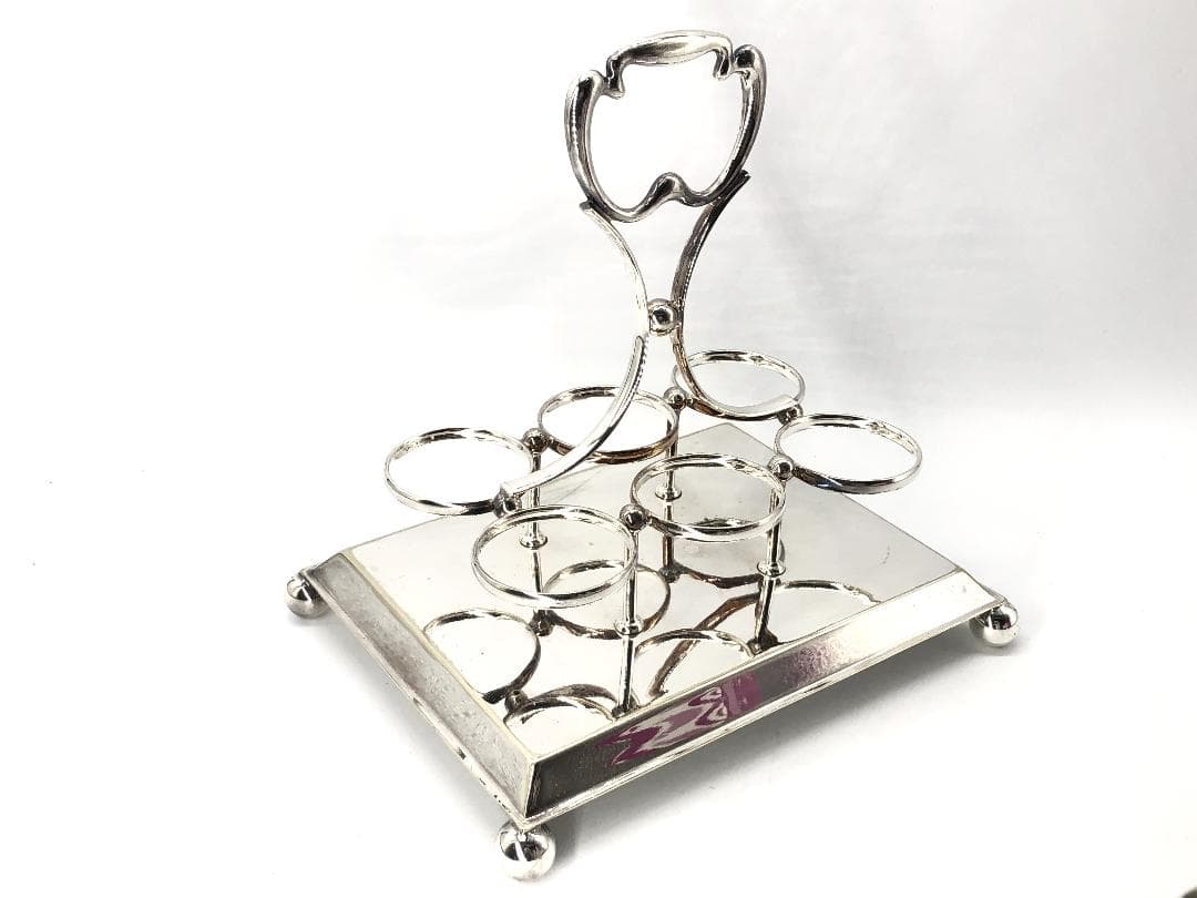 【 1900年ドイツ製　卓上セット 】　ガラス瓶/調味料ボトル