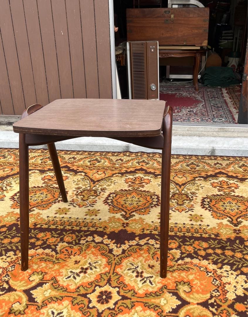 希少 HSK 飛騨産業 キツツキ アイガー サイドテーブル 昭和レトロ 当時物