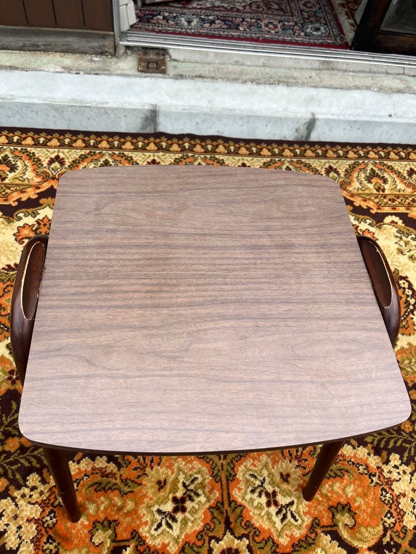 希少 HSK 飛騨産業 キツツキ アイガー サイドテーブル 昭和レトロ 当時物