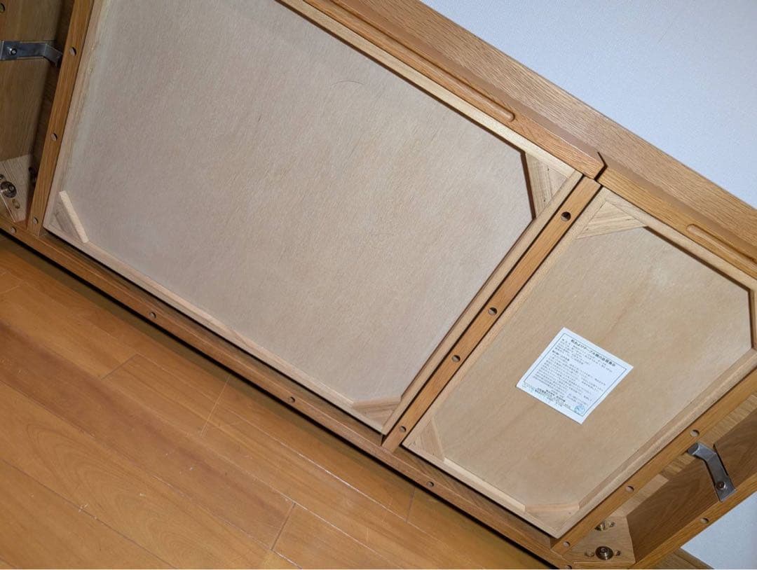 ■送料込■無印 MUJI 無垢材 木製デスク オーク材 事務デスク 学習机