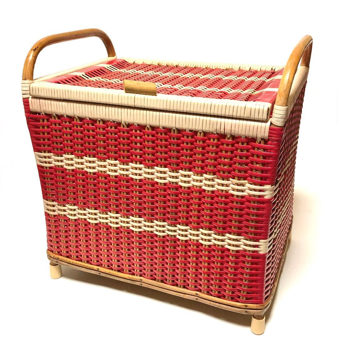 ■レトロ・多用途■ソーイングボックス・収納ボックス・衣装ボックス・ヴィンテージ