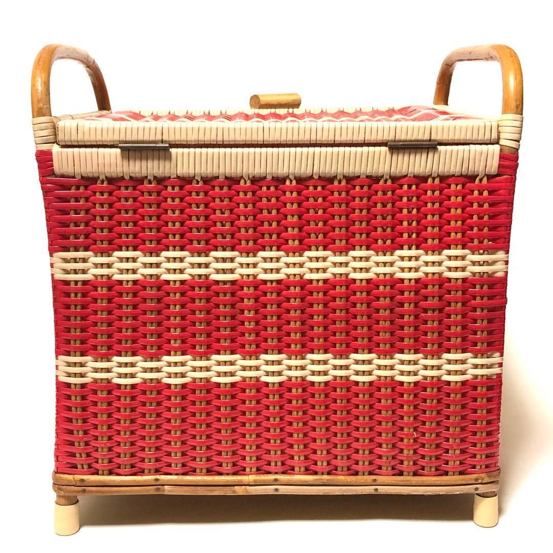 ■レトロ・多用途■ソーイングボックス・収納ボックス・衣装ボックス・ヴィンテージ