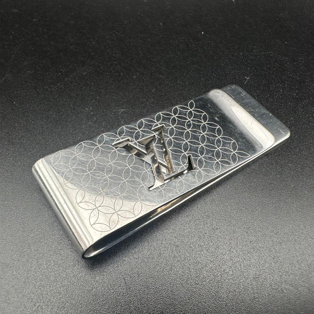 極美品✨　ルイヴィトン　マネークリップ　M65041　ロゴ　刻印　1502