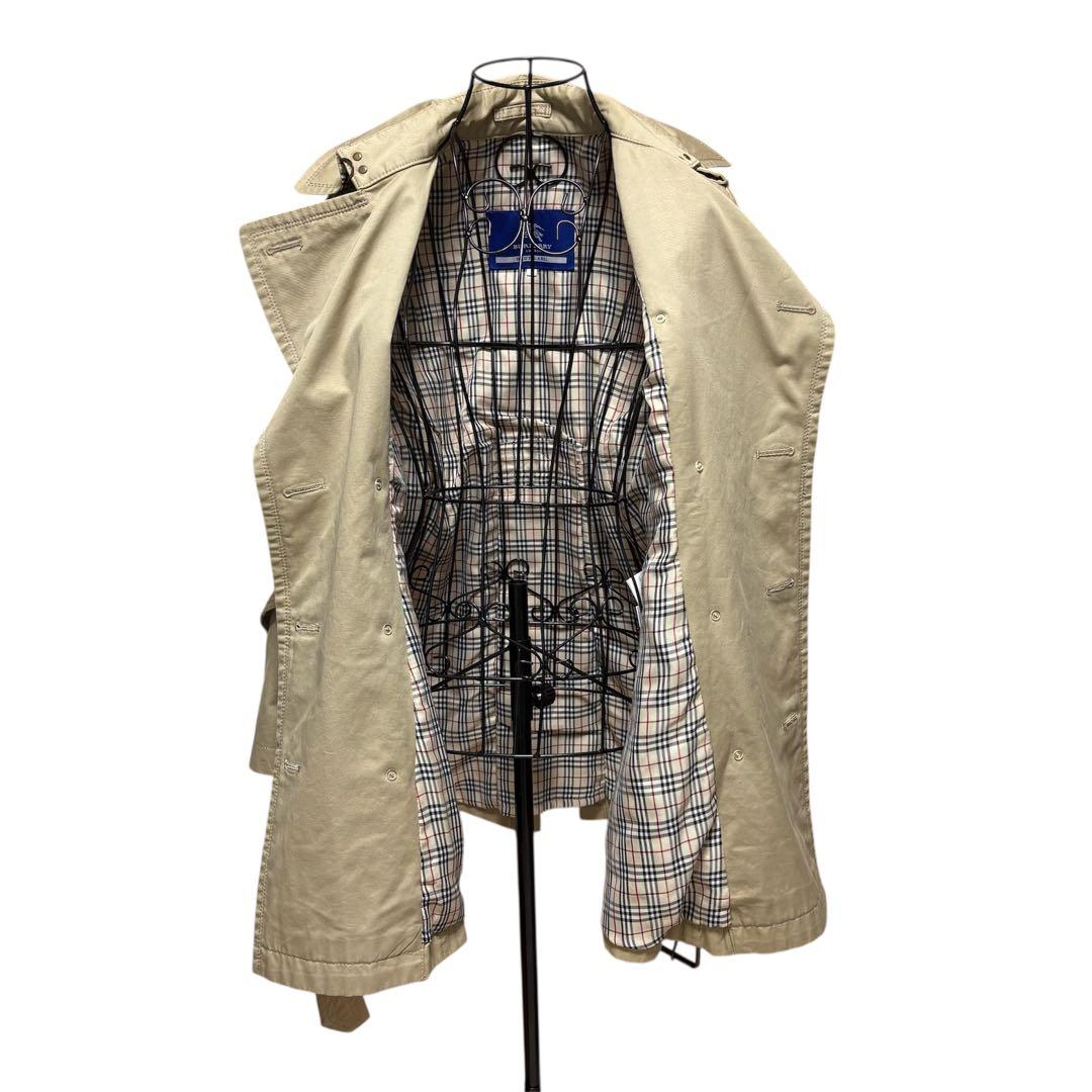 【大特価】 バーバリー ブルーレーベル トレンチ 36 ノバチェック