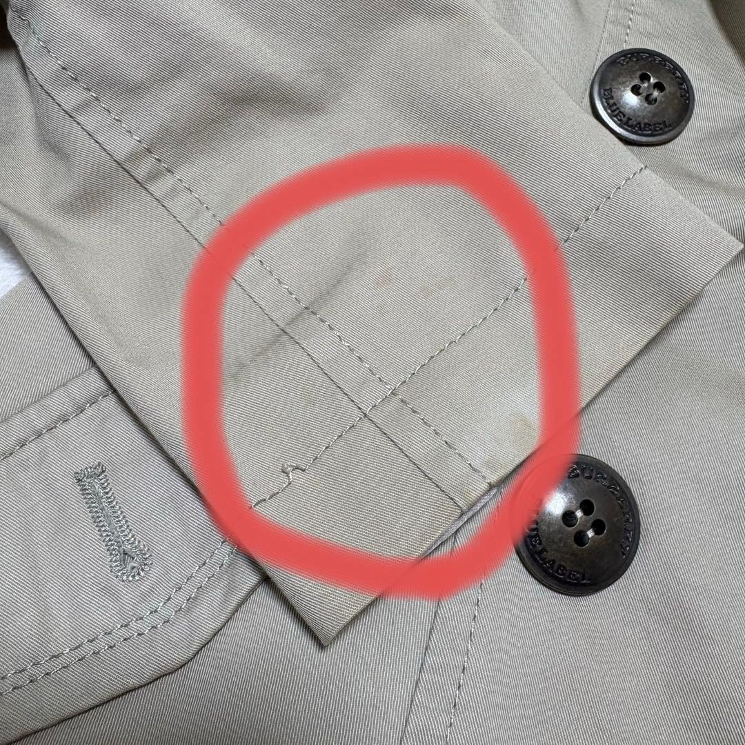 【大特価】 バーバリー ブルーレーベル トレンチ 36 ノバチェック