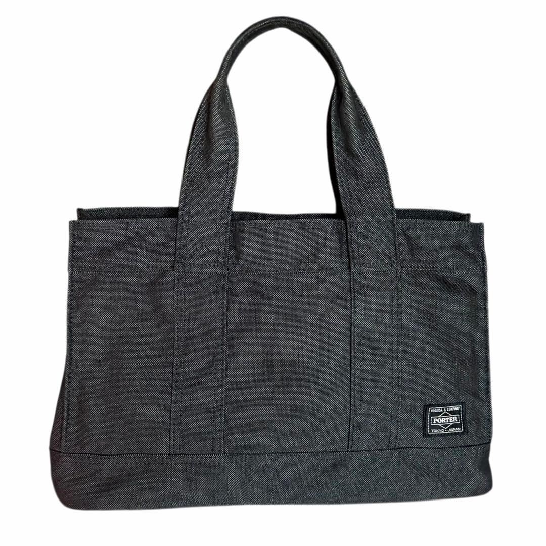 未使用級✨ポーター PORTAR スモーキー トートバッグ　Sサイズ　ブラック