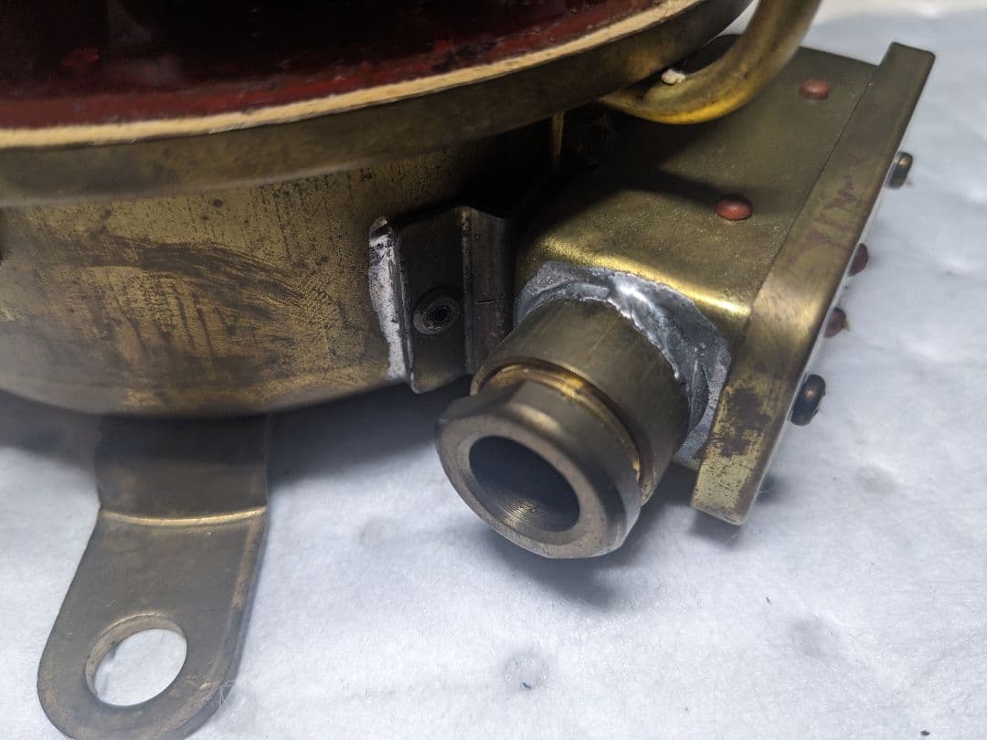 船尾燈　マリンランプ　船舶用照明　日本船燈株式会社　製造年昭和55年5月