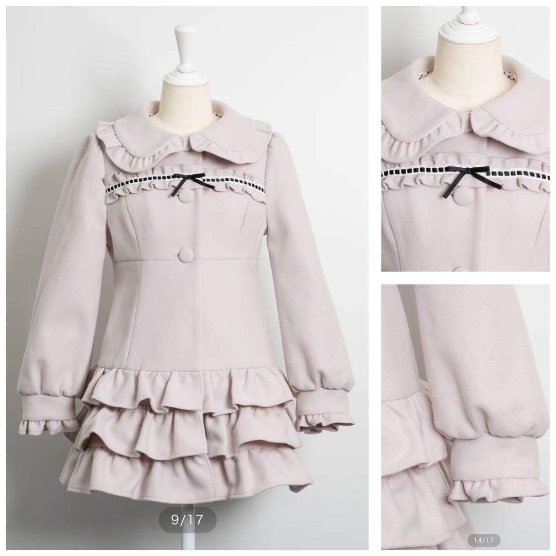 Pium はしごレースティアードミニコート