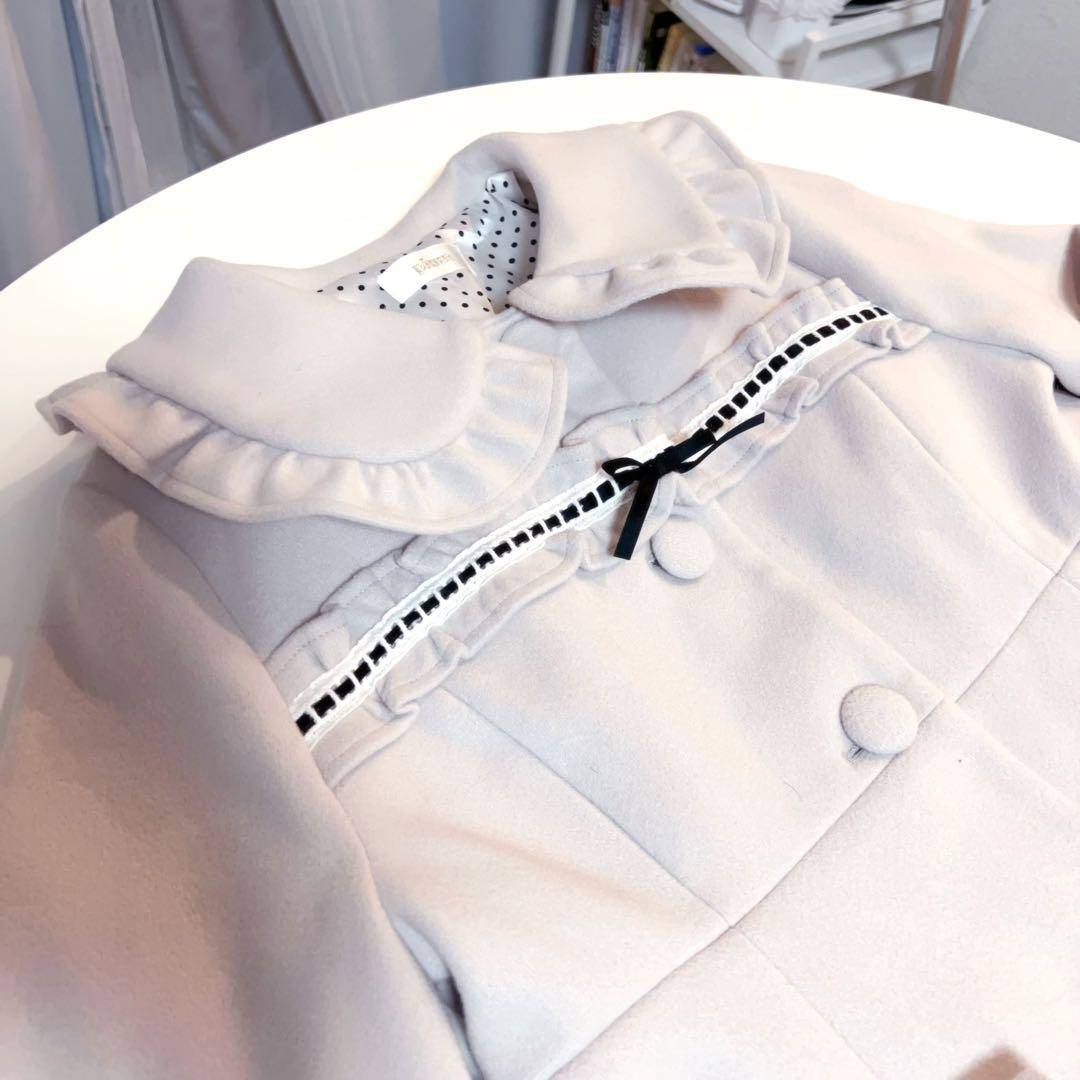 Pium はしごレースティアードミニコート